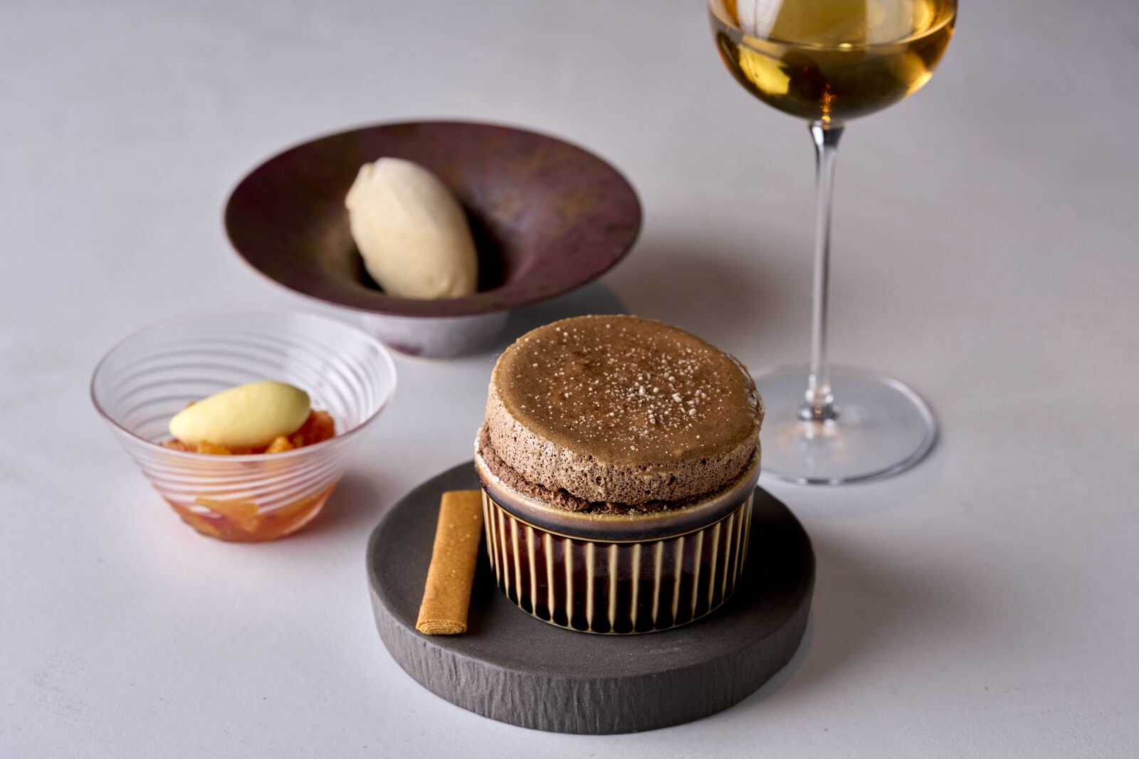 茶寮のアシェット・デセールとLeafwine